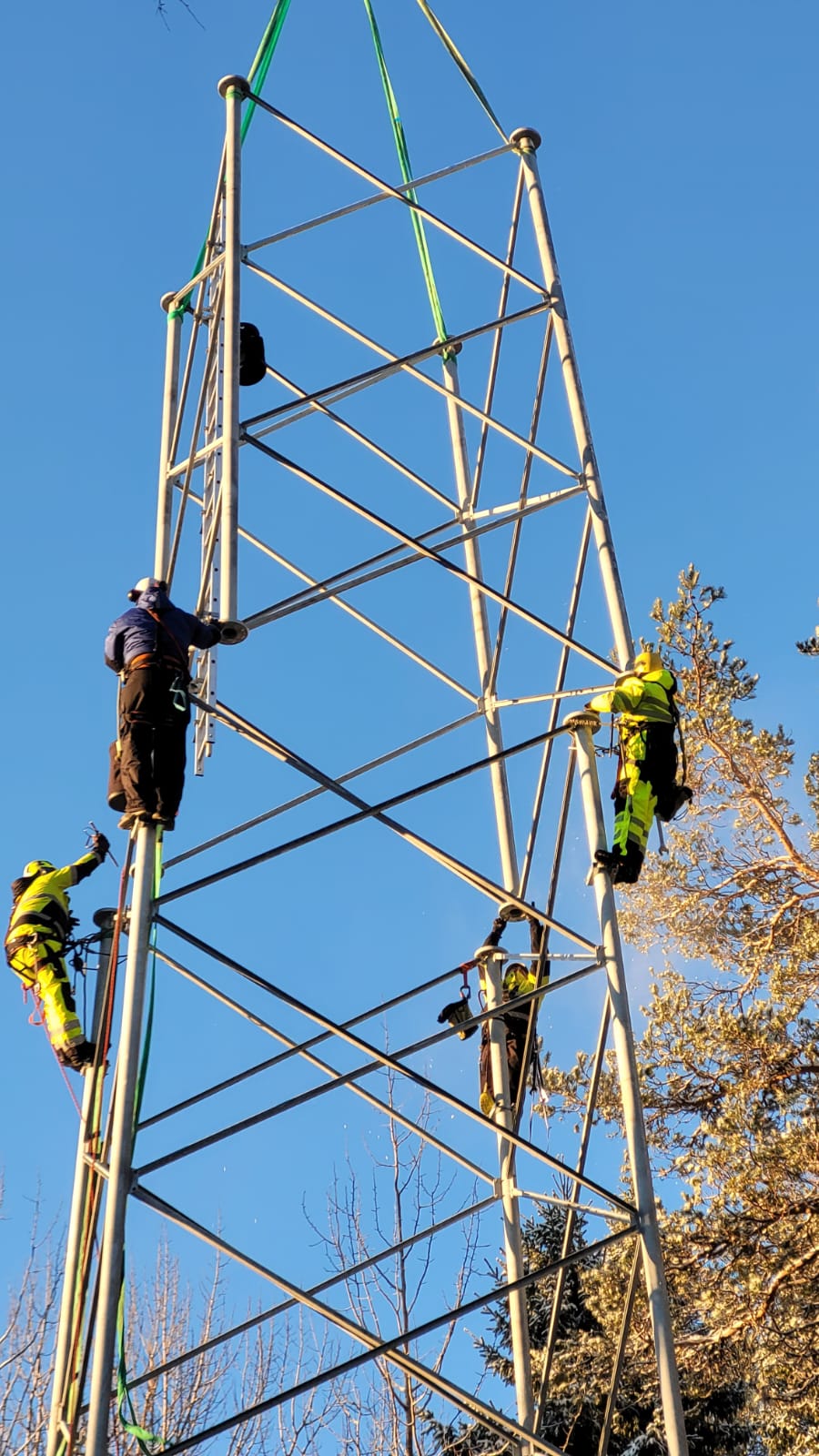 Tower installation