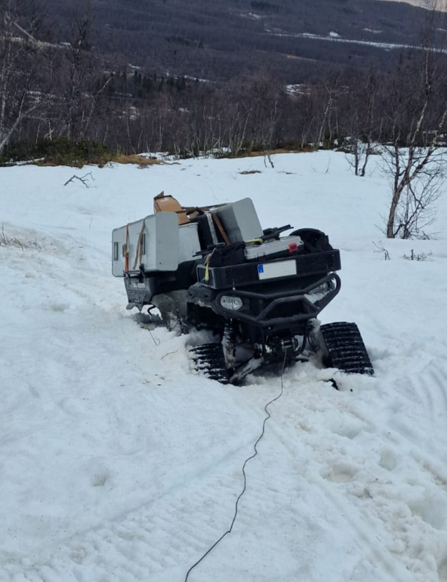 ATV 6x6 equipment delivery